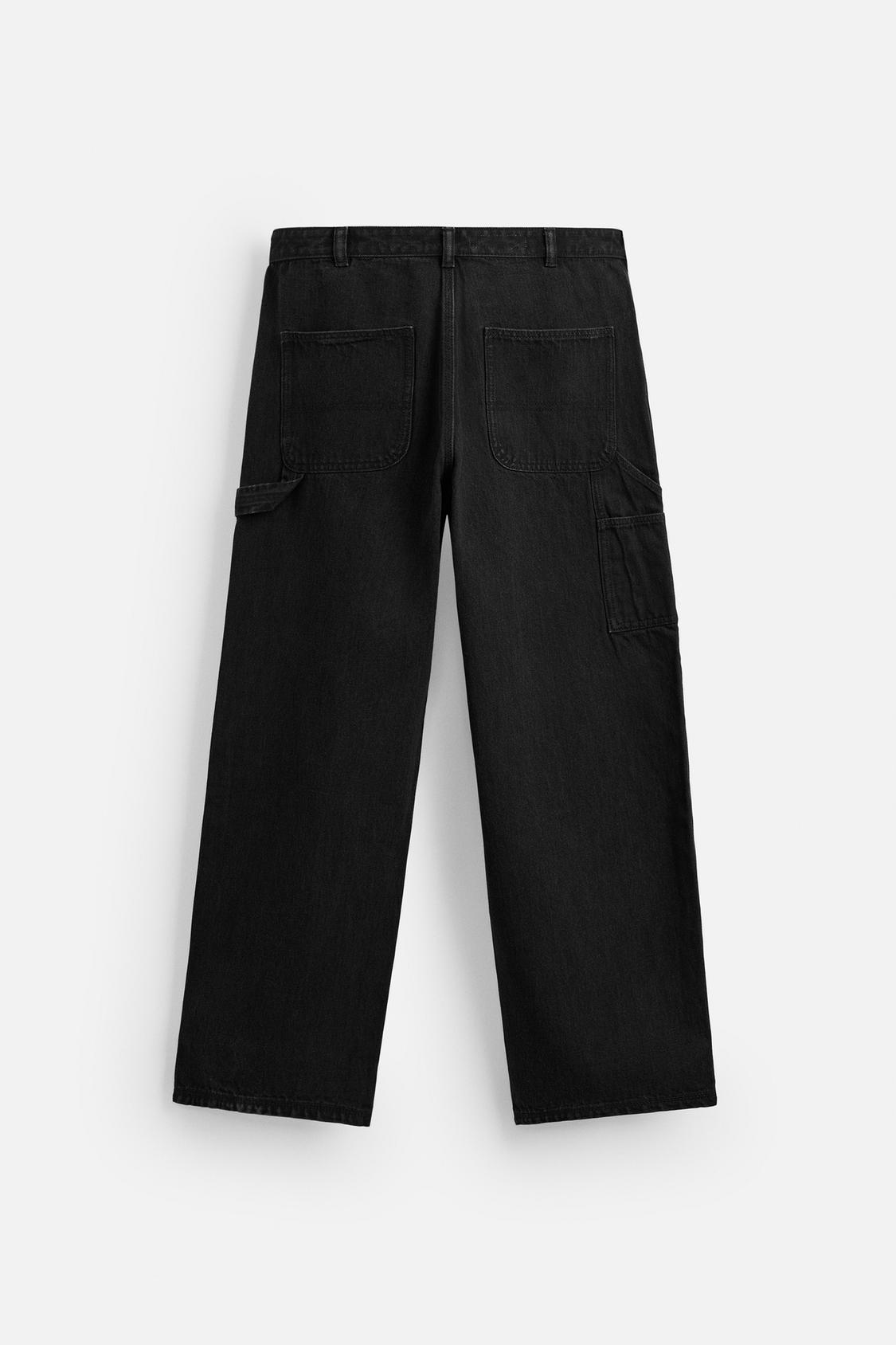 Wide Leg Denim Pants for Men