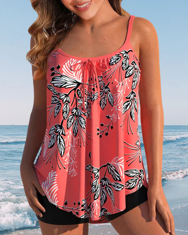 Printed Women's Swimwear - Sustainable Quick-Dry All-Season Beachwear