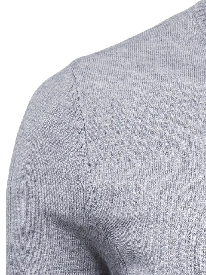 Men’s Turtleneck Sweater - Slim Fit - Soft Knit - Long Sleeve Smart Casual Wear