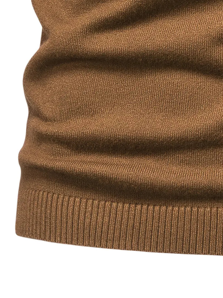Men’s Turtleneck Sweater - Slim Fit - Soft Knit - Long Sleeve Smart Casual Wear