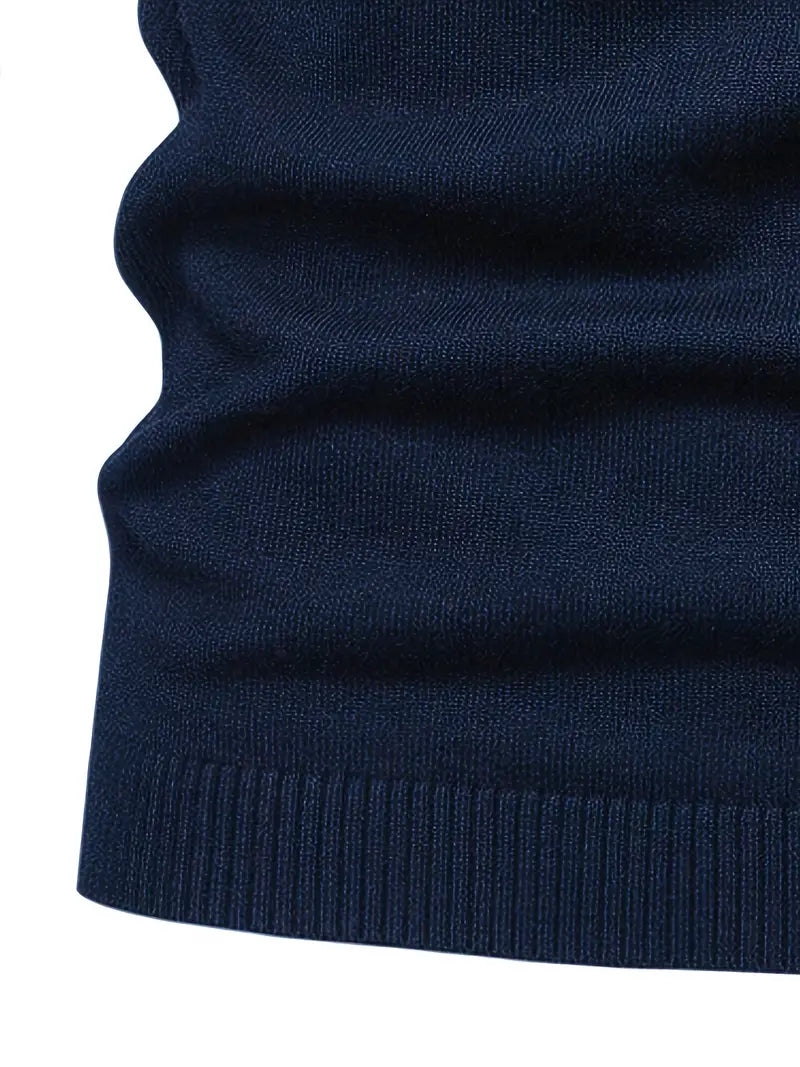 Men’s Turtleneck Sweater - Slim Fit - Soft Knit - Long Sleeve Smart Casual Wear