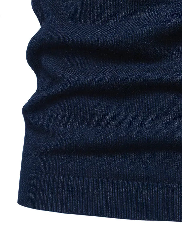 Men’s Turtleneck Sweater - Slim Fit - Soft Knit - Long Sleeve Smart Casual Wear